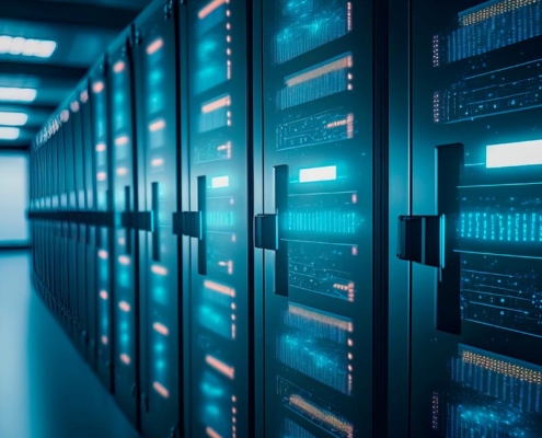 Data center service.computer network security Generative AI